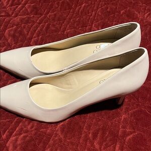 Franco Sarto Cream Heels